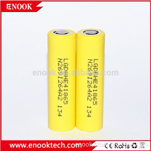 LG HE4 3.7v 2500mah rechargeable battery